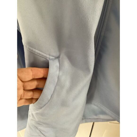 The North Face Sz S Full Zip Hoodie Blue Pockets - Picture 3 of 9